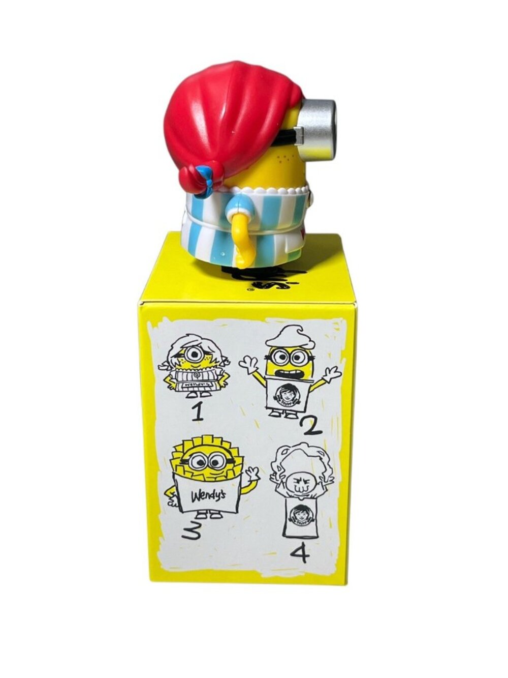 2026 Wendys X Minions & Monsters Wendy Adult Meal Toy Figure (A) - Picture 2 of 5